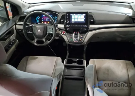 2019 Honda Odyssey Ex z USA, uszkodzony, nr VIN 5FNRL6H52KB124079